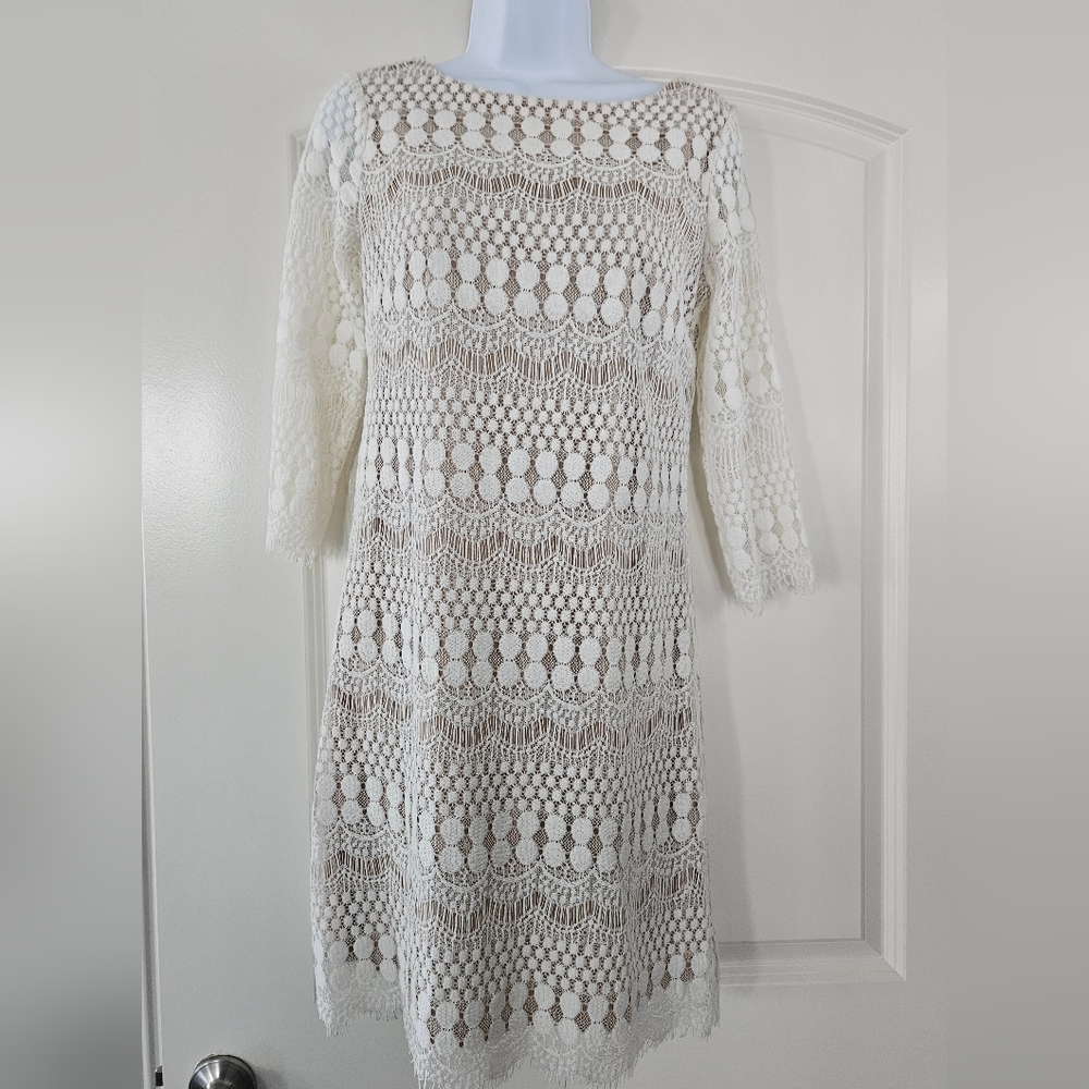 RN Studio White Cocktail Dress